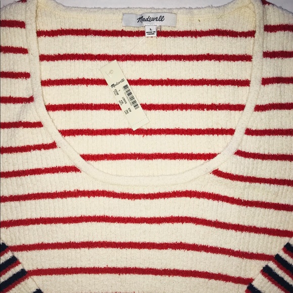 NWT Madewell Pullover Stripe Sweater - Picture 8 of 8